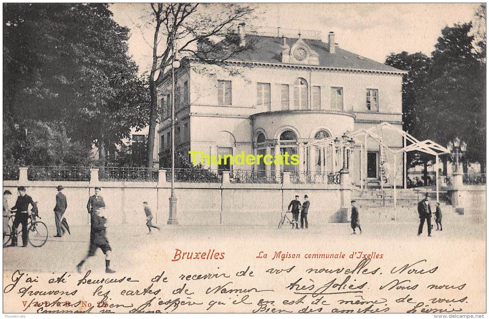 CPA  BRUXELLES  LA MAISON COMMUNALE D'IXELLES - Ixelles - Elsene