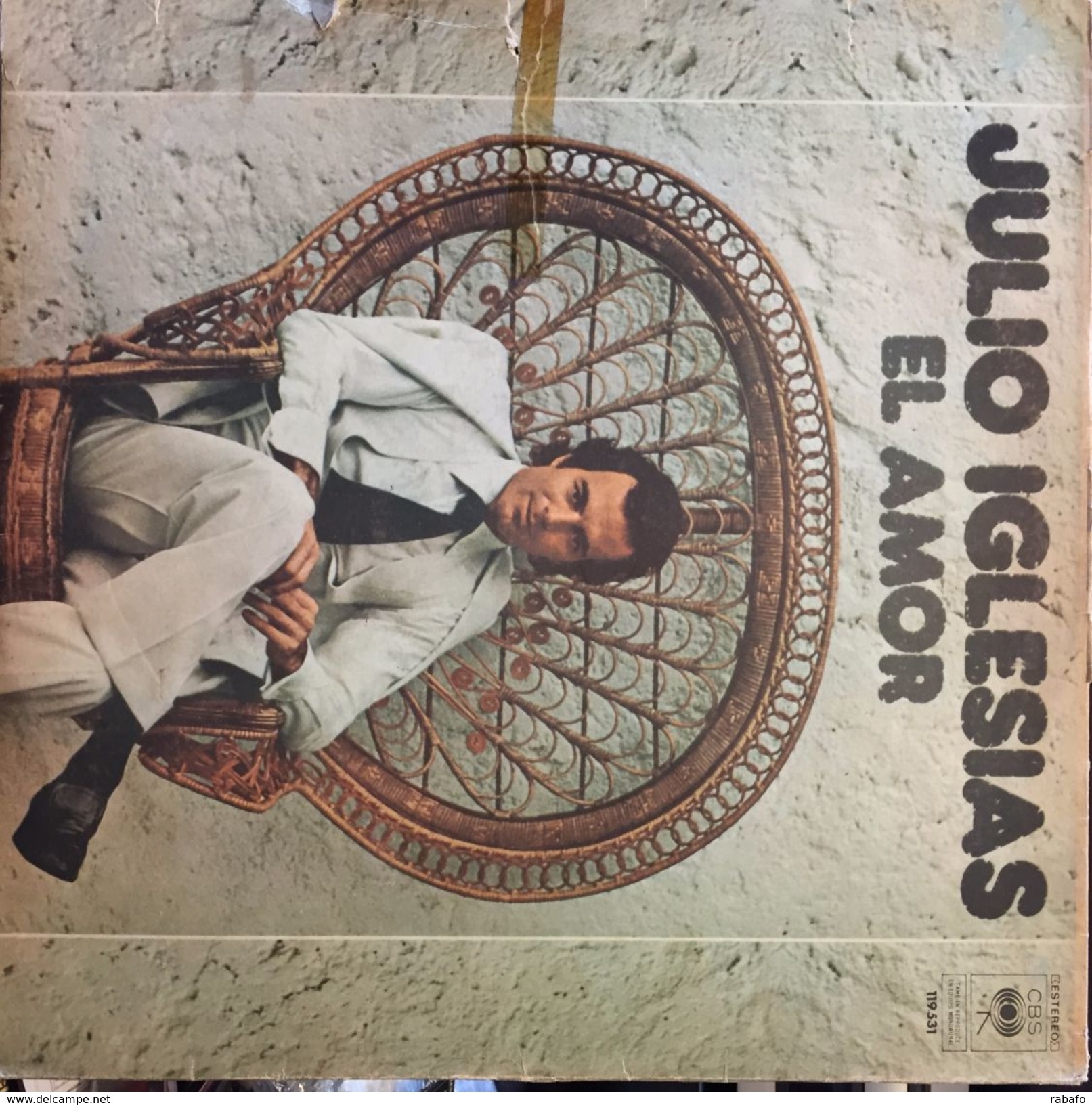 LP Argentino De Julio Iglesias Año 1975 Portada Carpeta - Otros - Canción Española