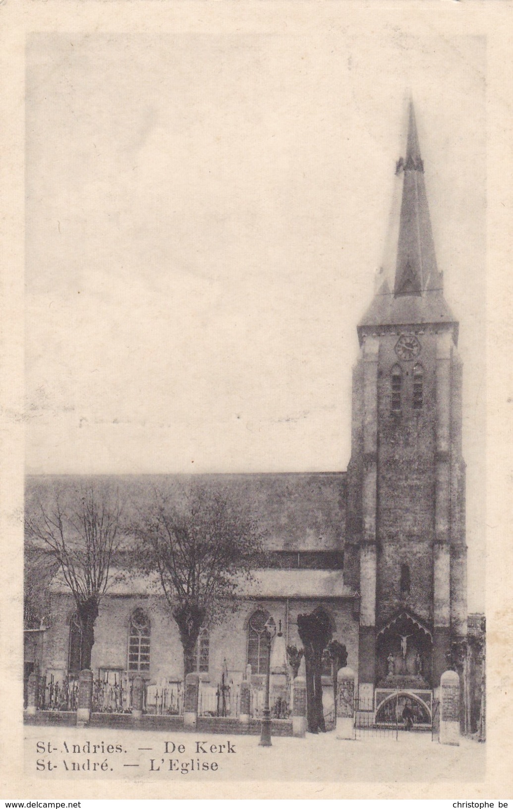 St Andries, St André, De Kerk (pk36876) - Brugge