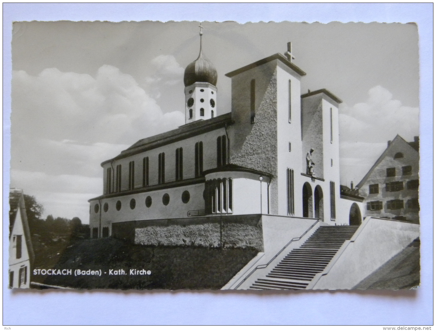 CPSM ALLEMAGNE - STOCKACH (Baden) - Kath Kirche - Stockach