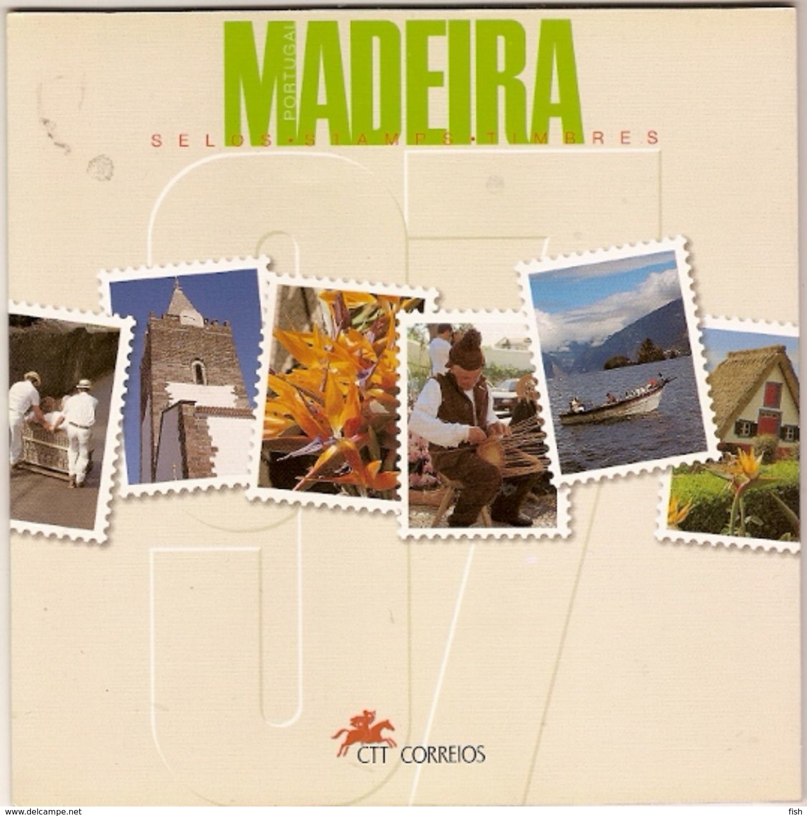 Portugal ** & Carteira Anual Da Madeira, Tudo Em Selos 1997 (868) - Années Complètes