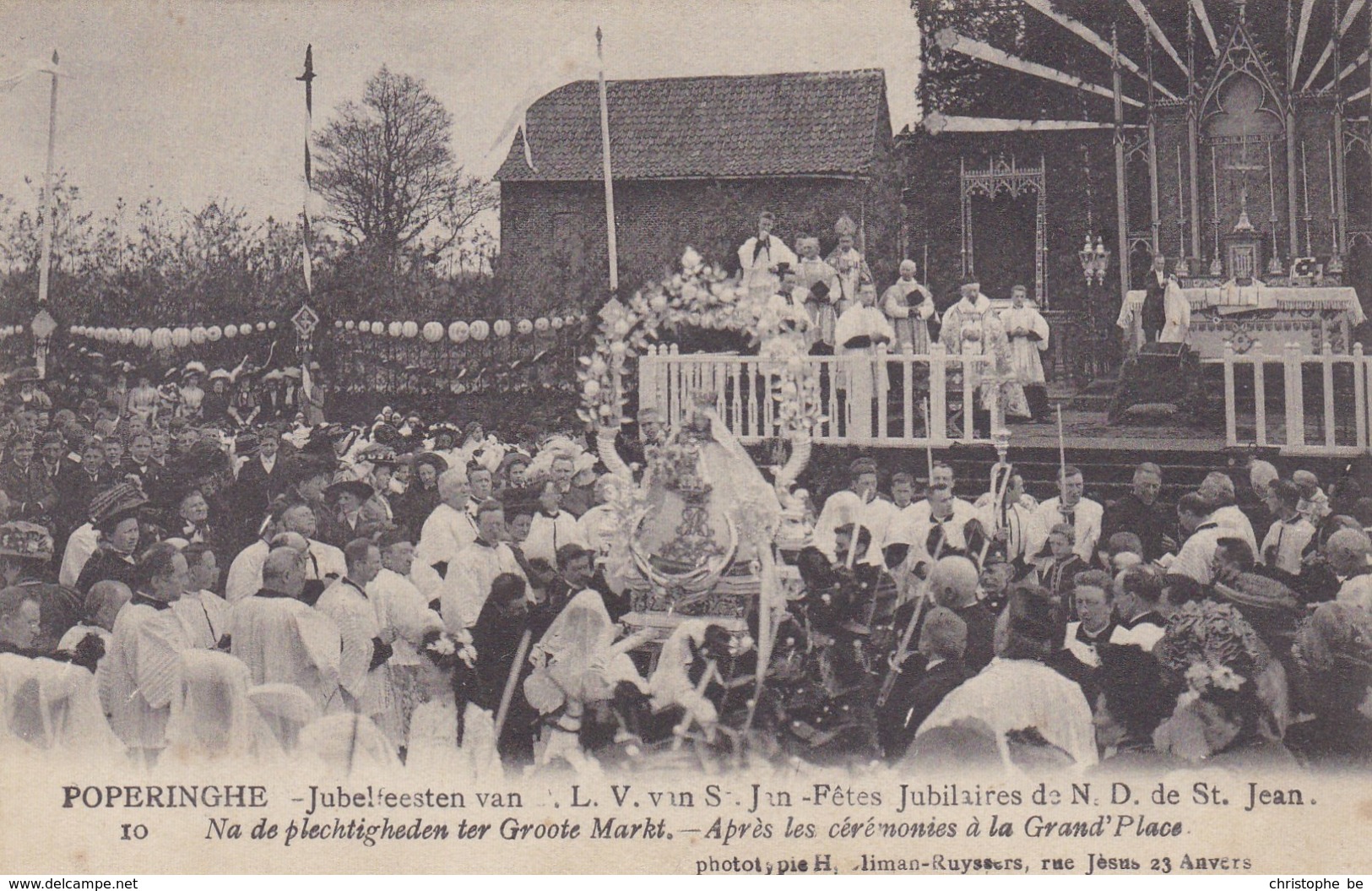 Poperinge, Poperinghe Jubelfeesten Van O.L.V Van Sint Jan (pk36933) - Poperinge