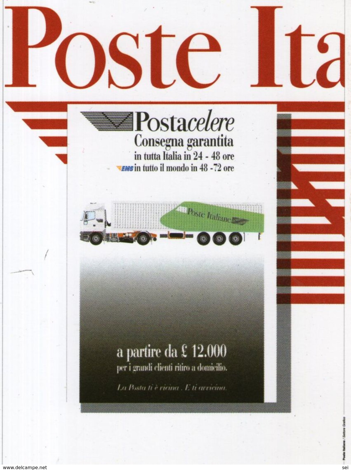 B 1052 - Automobilismo, Poste, - Trucks, Vans &  Lorries