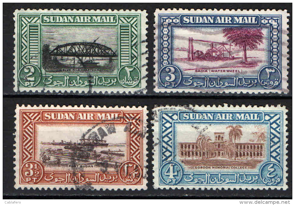 SUDAN - 1950 - IMMAGINI DEL SUDAN - USATI - Sudan (1954-...)