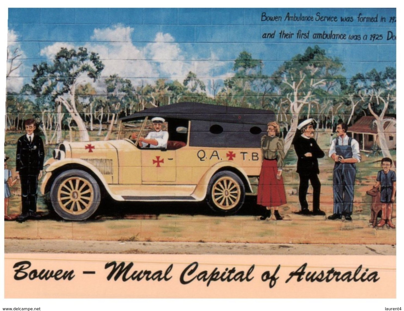 (432) Australia - QLD - Bowen Murals (Red Cross Ambulance) - Far North Queensland