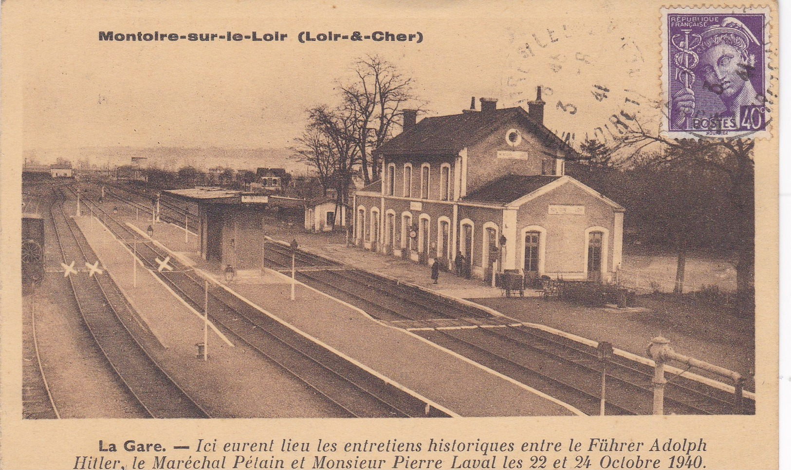 MONTOIRE SUR LE LOIR , La GARE - Montoire-sur-le-Loir