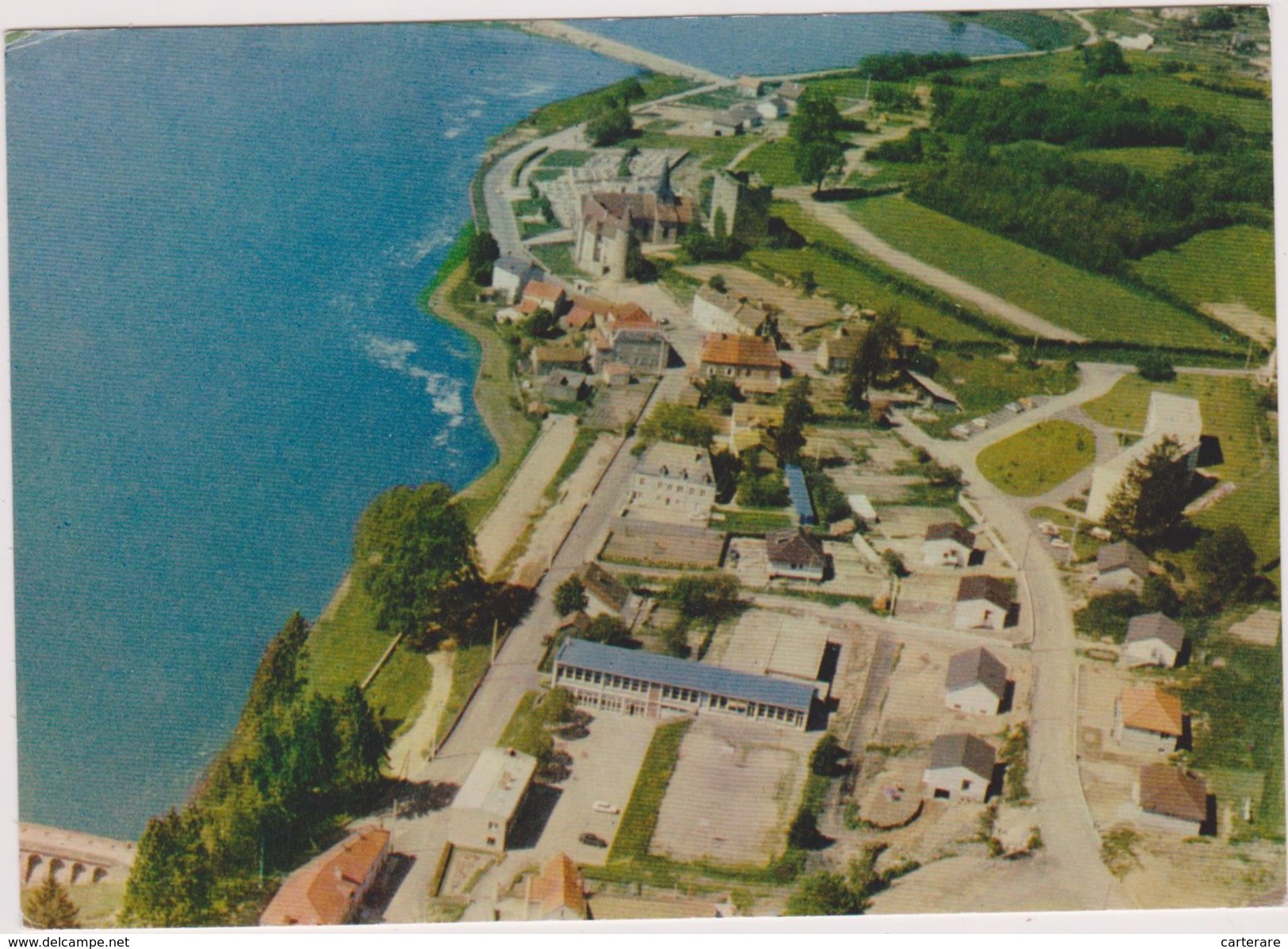 71,SAONE ET LOIRE,SAINT SERNIN DU BOIS,CARTE PHOTO AERIENNE COMBIER - Other & Unclassified