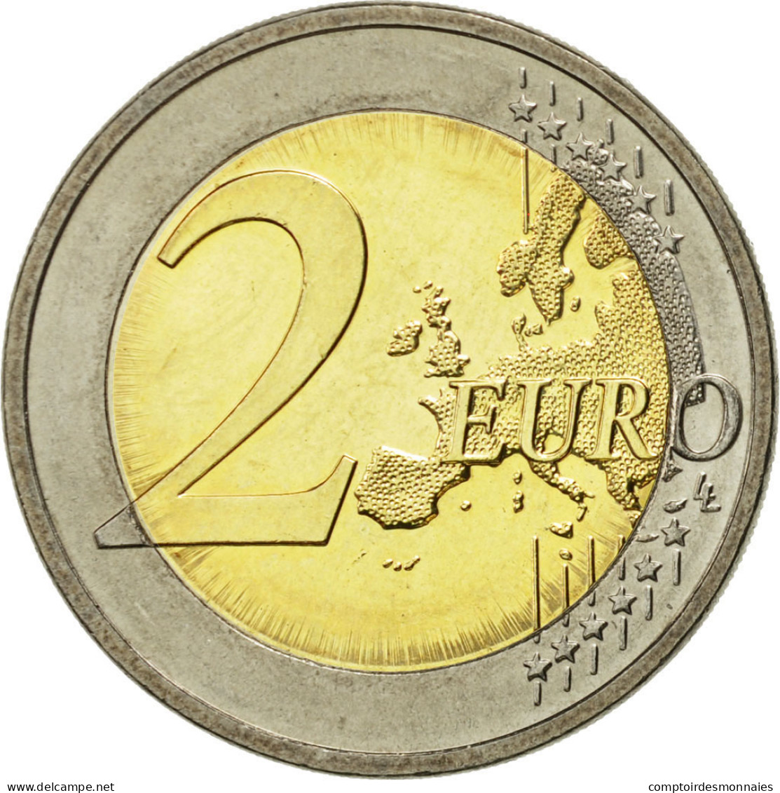 Slovénie, 2 Euro, 10 Ans De L'Euro, 2012, SPL, Bi-Metallic - Slowenien