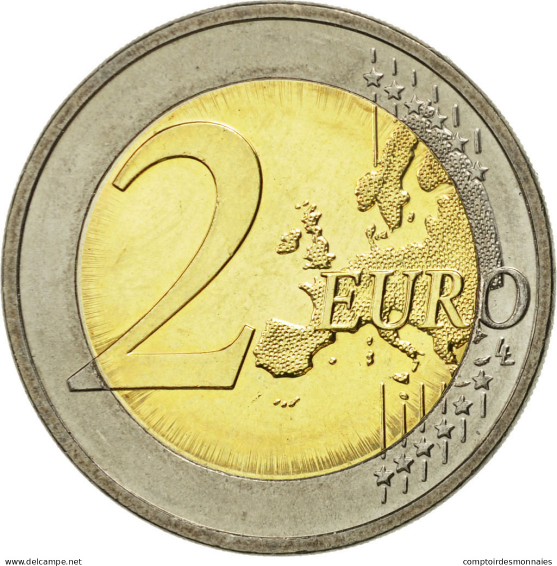 Slovénie, 2 Euro, 10 Ans De L'Euro, 2012, SPL, Bi-Metallic - Slovenië