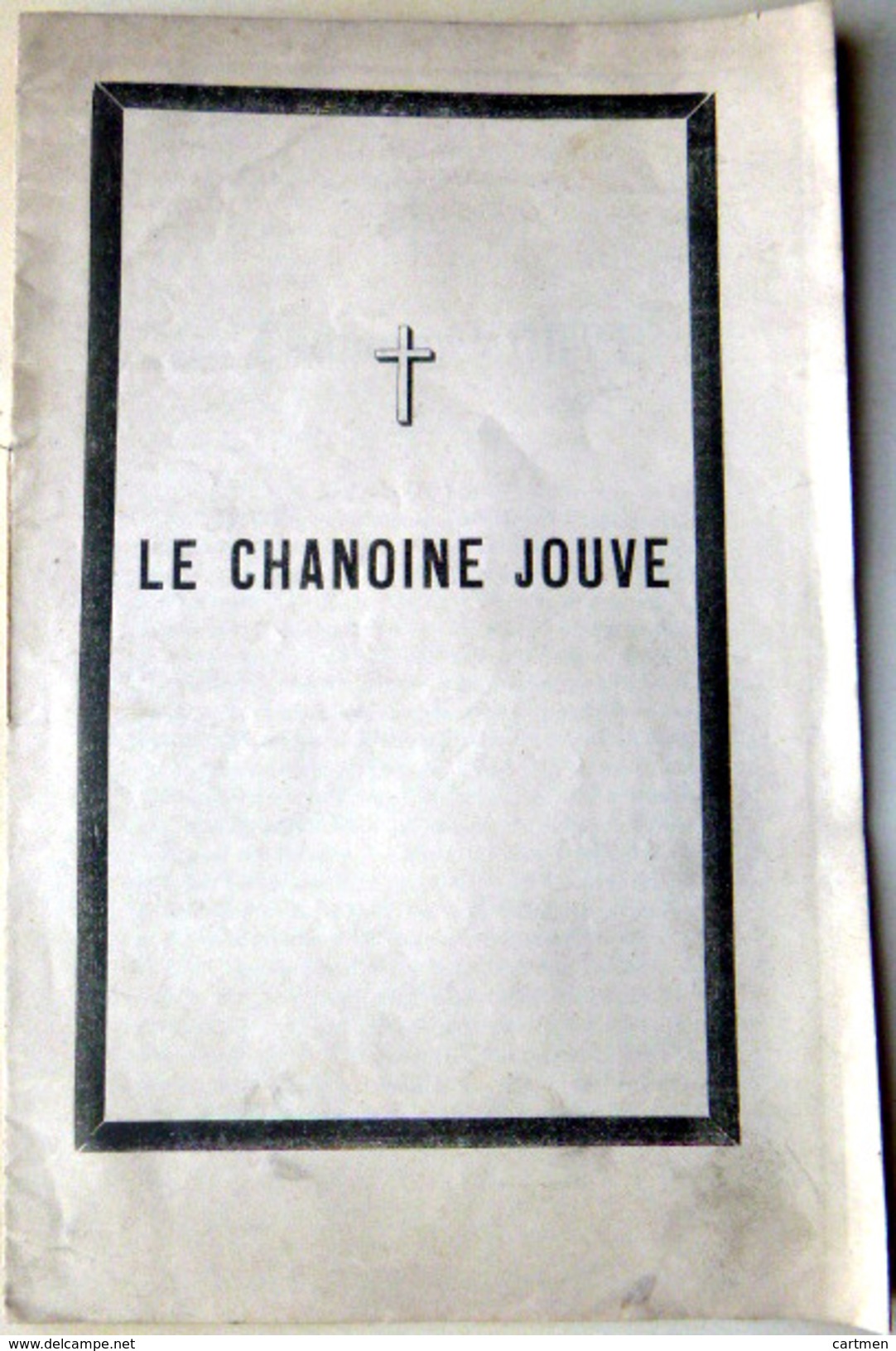 05 HAUTES ALPES GAP GENEALOGIE  CHANOINE JOUVE FAIRE PART DE DECES AVEC BIOGRAPHIE - Décès