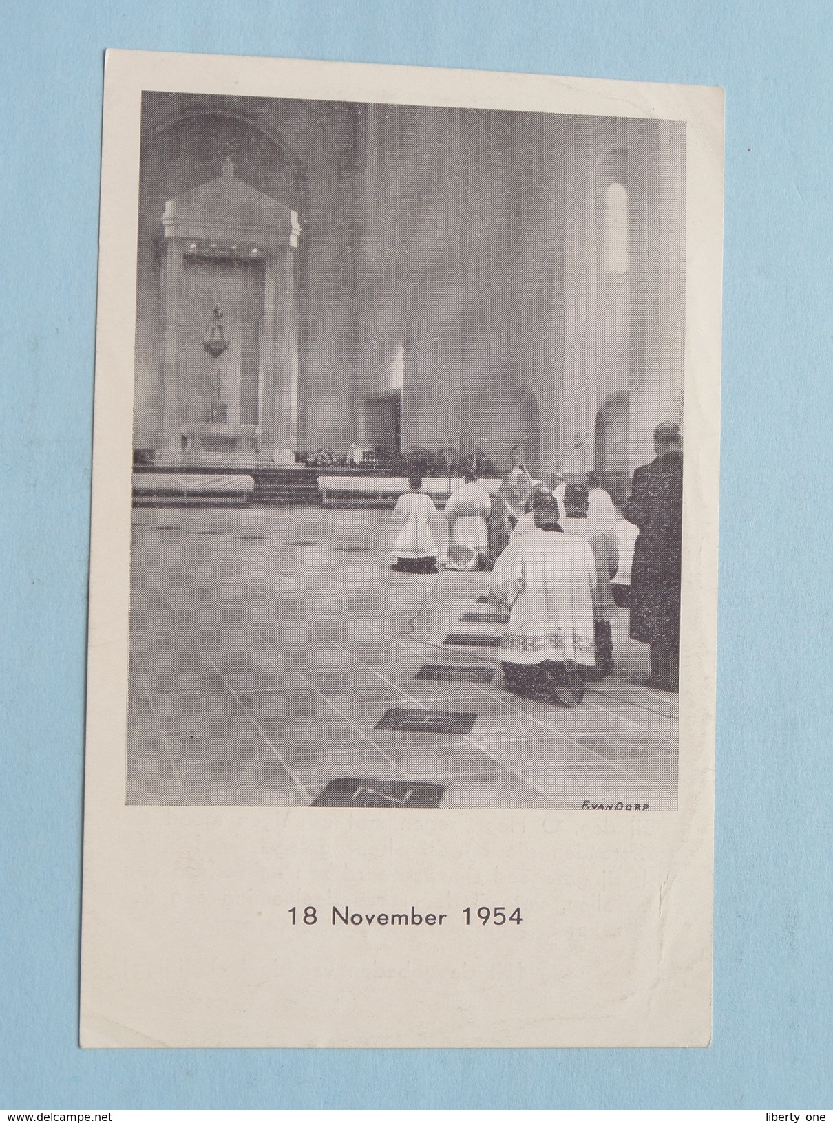 Herinnering Plechtige Kerkwijding O.L.VROUW Ter SNEEUW Borgerhout Door Z.E. Monseigneur SUENENS 18 Nov 1954 ! - Godsdienst & Esoterisme