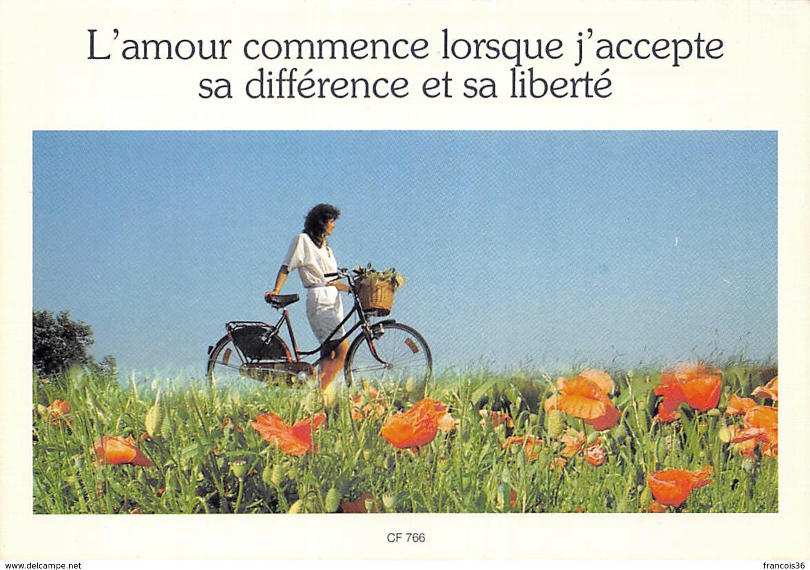 Lot de 38 cartes CPM Vierges 80s 90s - citations philosophie pensées sagesse amour amitié - Lot entièrement scanné