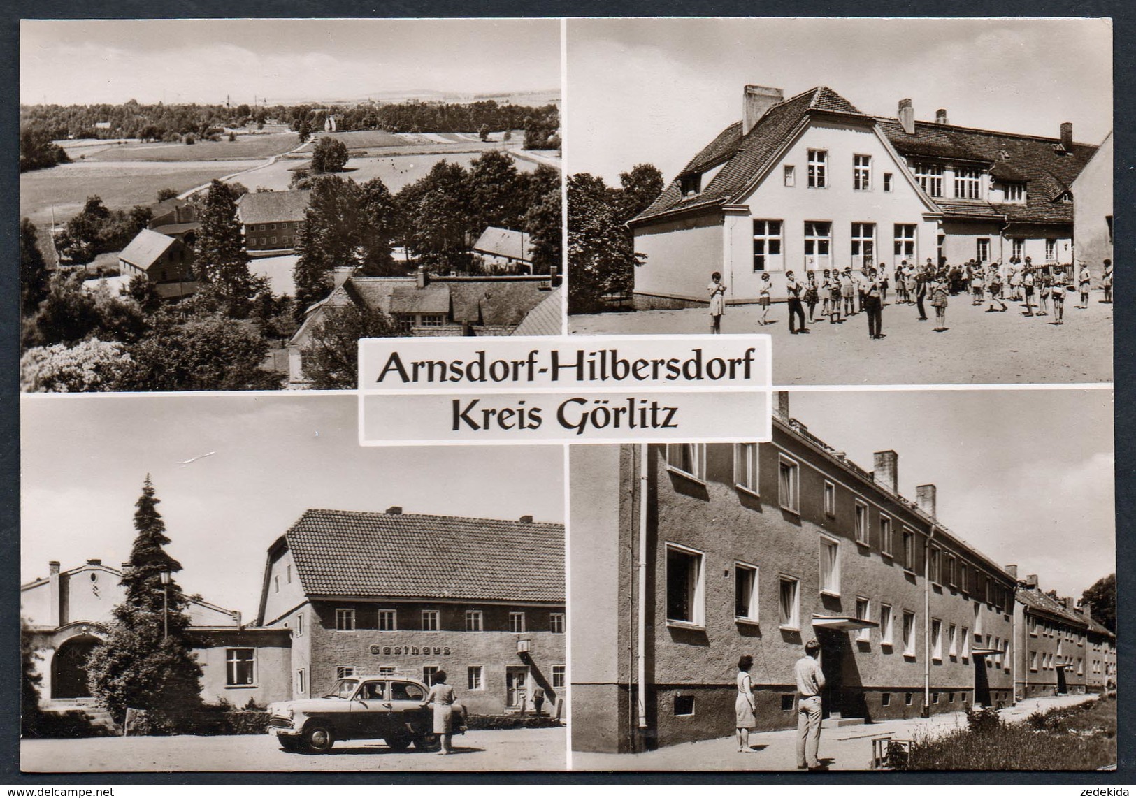 A5113 - Alte MBK Ansichtskarte - Arnsdorf Hilbersdorf Bei Radeberg - PKW Skoda ??? Gaststätte - Mattuscheck - Radeberg