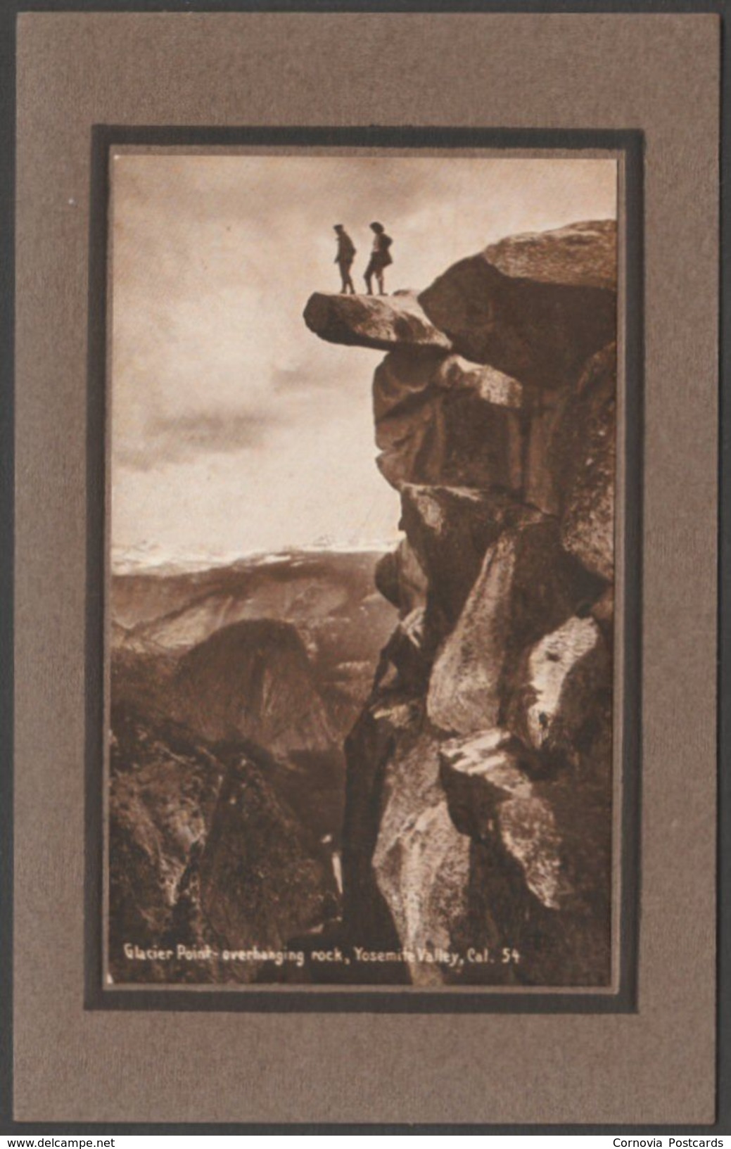 Overhanging Rock, Yosemite, California, C.1910 - Bardell-O'Neill RPPC - Yosemite