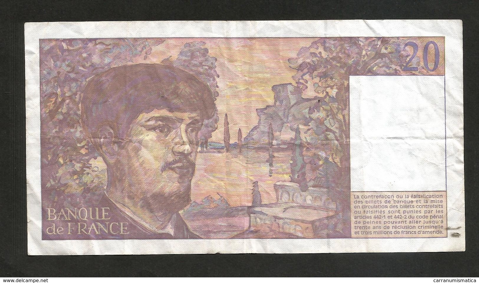 FRANCE - BANQUE De FRANCE - 20 Francs DEBUSSY (1997) - 20 F 1980-1997 ''Debussy''