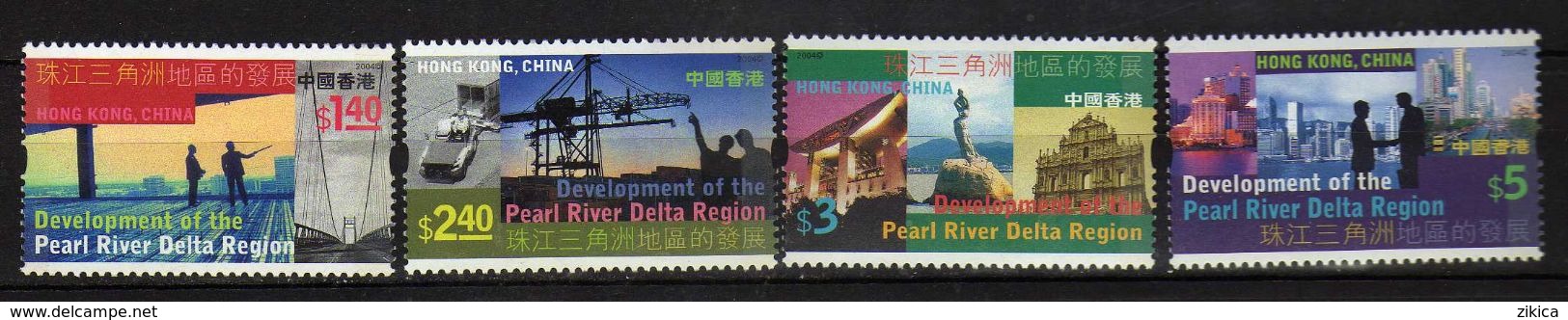 Hong Kong 2004 Development Of Pearl River Delta Region.Geology/Rivers & Lakes. MNH - Ungebraucht