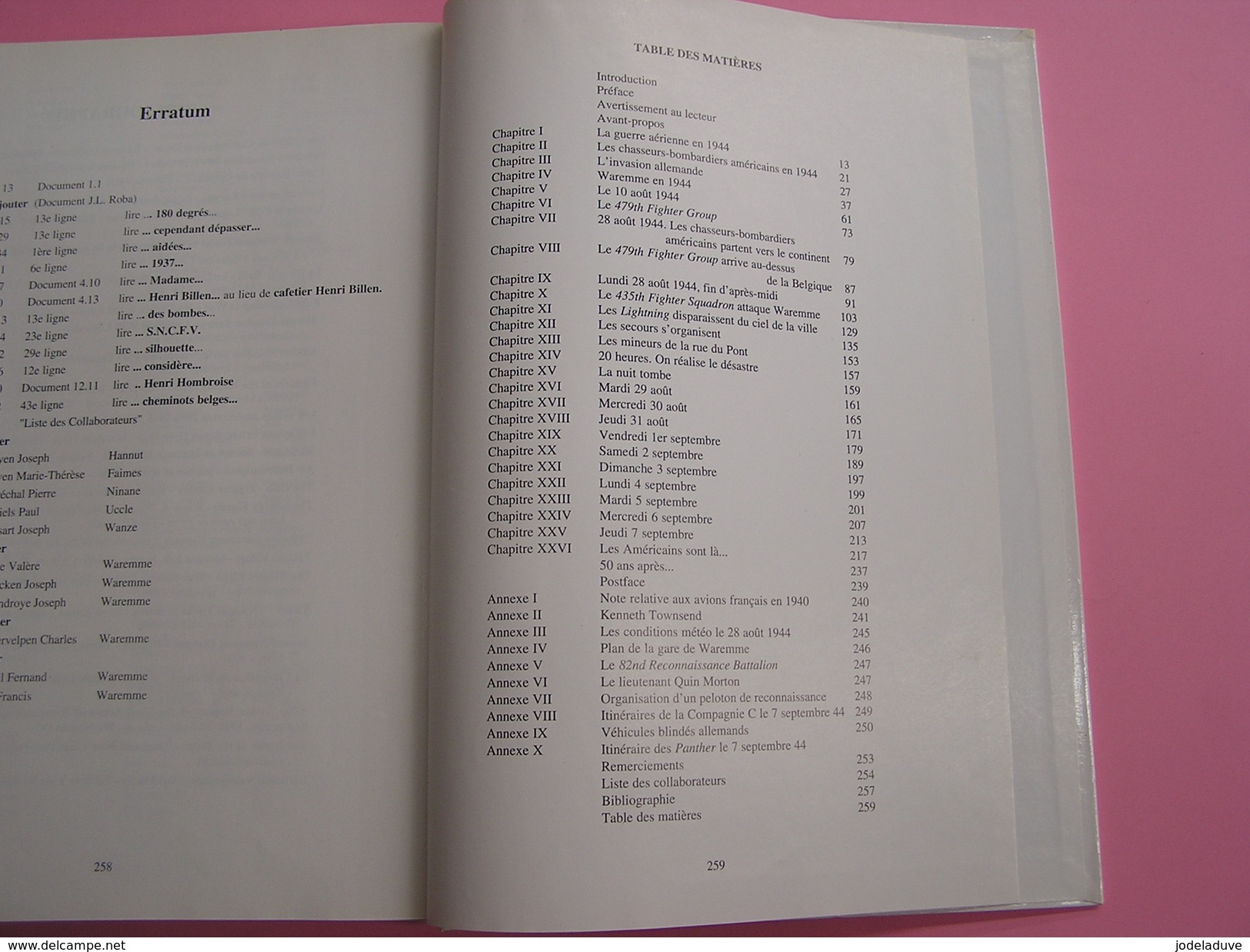 WAREMME AOUT SEPTEMBRE 1944 Régionalisme Guerre 40 45 Résistance Sabotage Mitropa Raid Aviation Bombardement Otarie A S - Guerre 1939-45