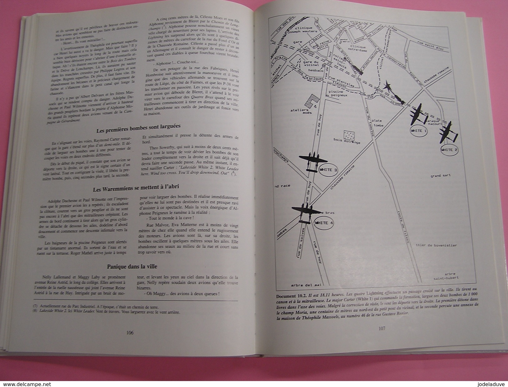 WAREMME AOUT SEPTEMBRE 1944 Régionalisme Guerre 40 45 Résistance Sabotage Mitropa Raid Aviation Bombardement Otarie A S