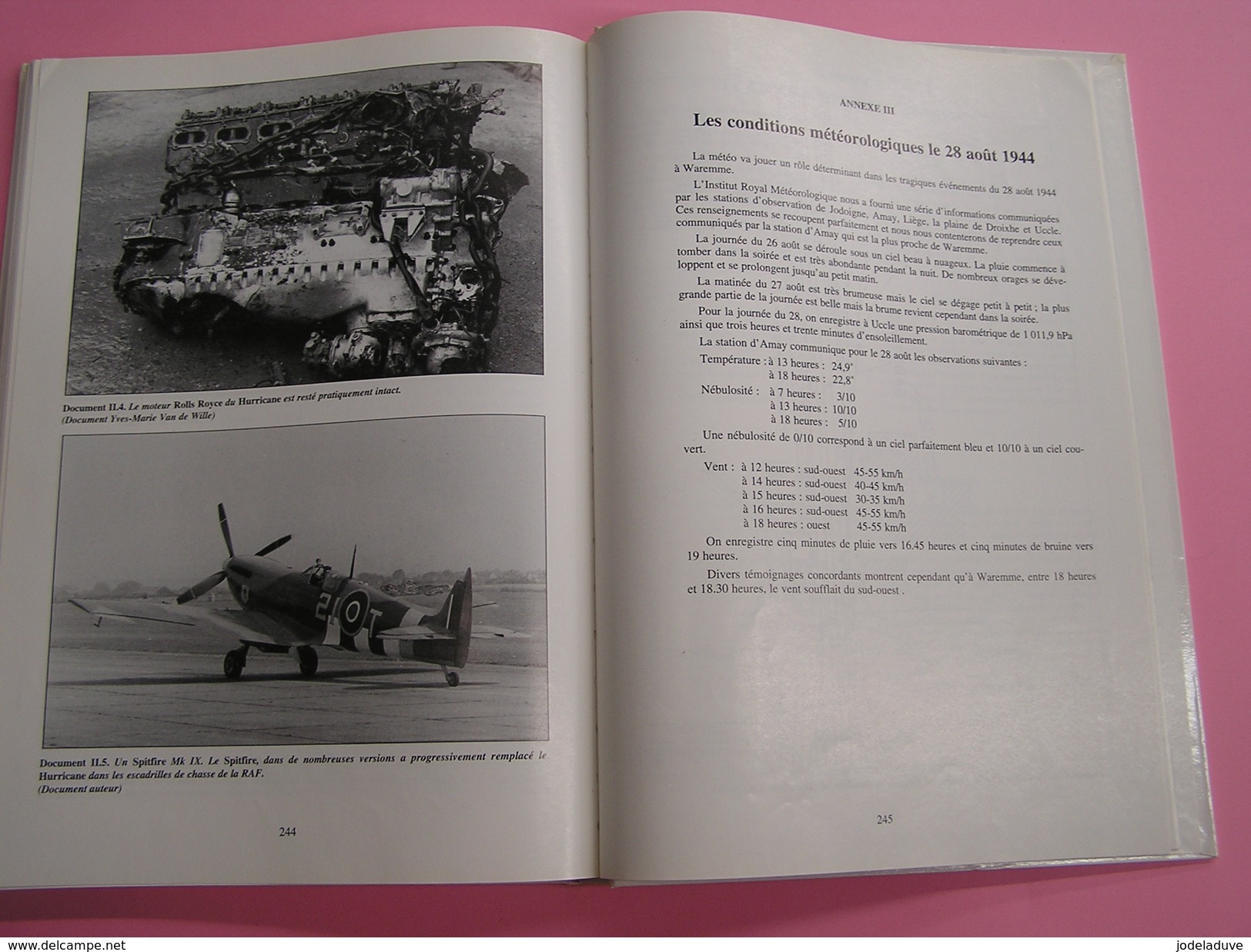 WAREMME AOUT SEPTEMBRE 1944 Régionalisme Guerre 40 45 Résistance Sabotage Mitropa Raid Aviation Bombardement Otarie A S