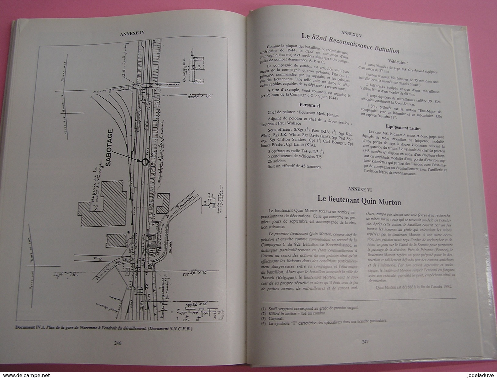 WAREMME AOUT SEPTEMBRE 1944 Régionalisme Guerre 40 45 Résistance Sabotage Mitropa Raid Aviation Bombardement Otarie A S