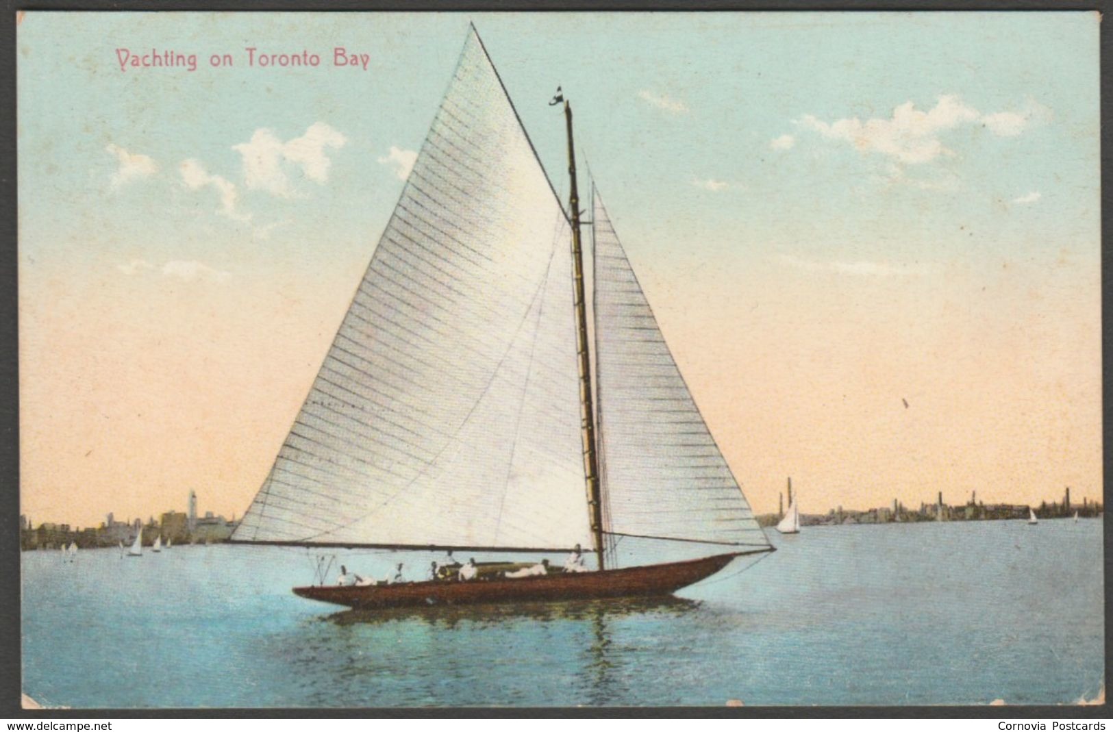 Yachting On Toronto Bay, Ontario, C.1910 - MacFarlane Postcard - Toronto