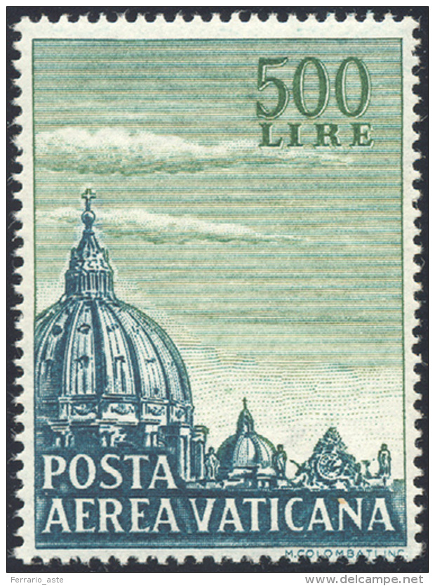 1958 - 500 Lire Cupolone, Dent. 14 (33/I), Eccezionale Centratura, Gomma Originale Integra, Perfetto... - Airmail