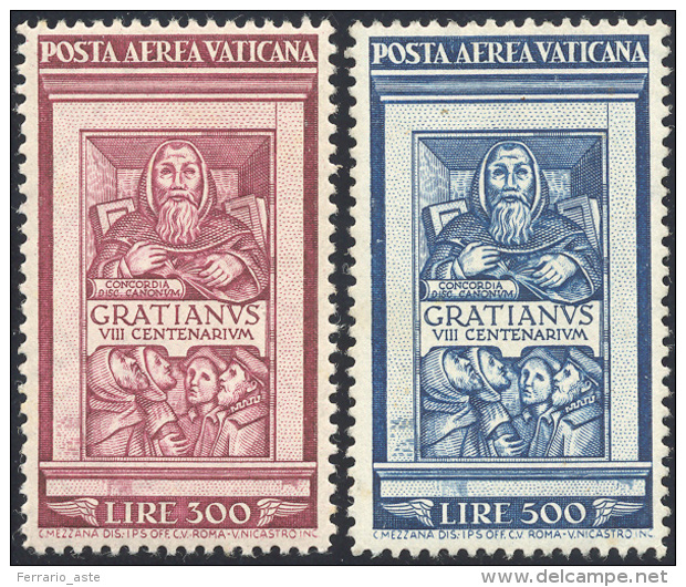 1951 - Graziano (20/21), Gomma Originale Integra, Perfetti. ... - Poste Aérienne