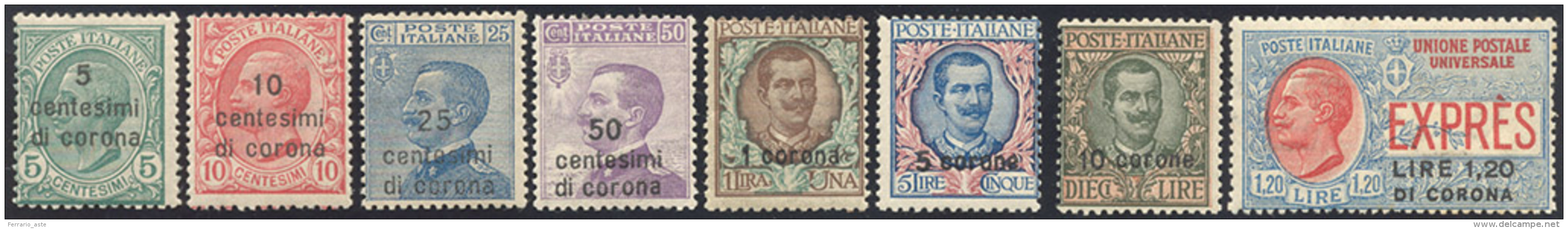 DALMAZIA 1921/22 - Soprastampati Ed 1,20 Su 1,20 Espresso Non Emesso (2/8,E2), Gomma Originale Integ... - Autres & Non Classés