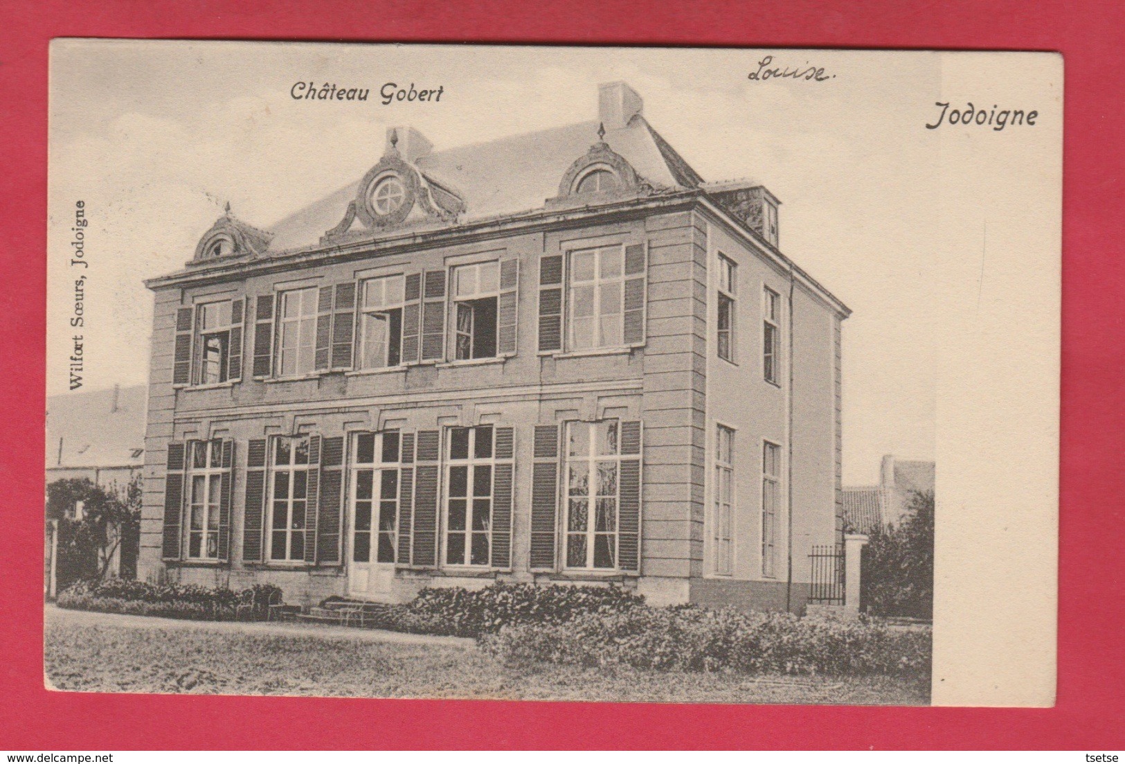 Jodoigne -  Château Gobert - 1905 ( Voir Verso ) - Jodoigne