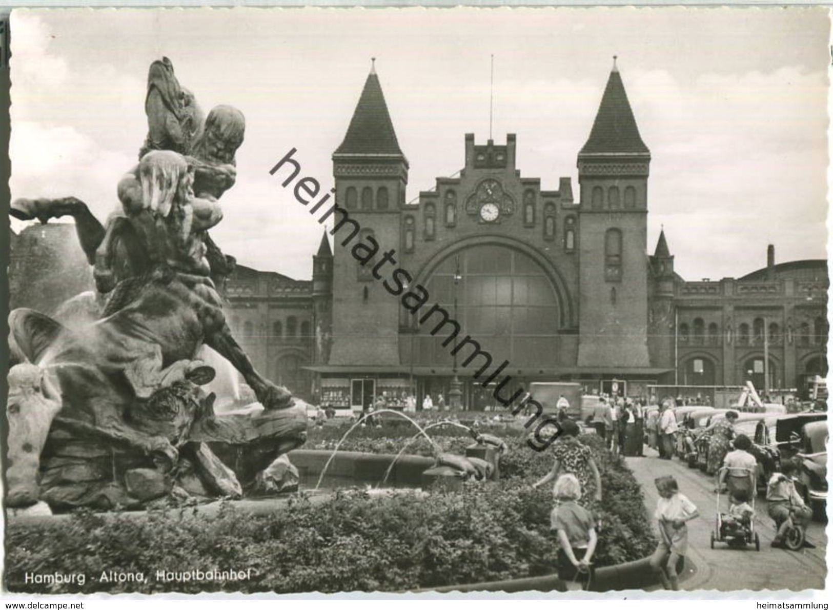 Hamburg-Altona - Hauptbahnhof - Foto-Ansichtskarte - Altona