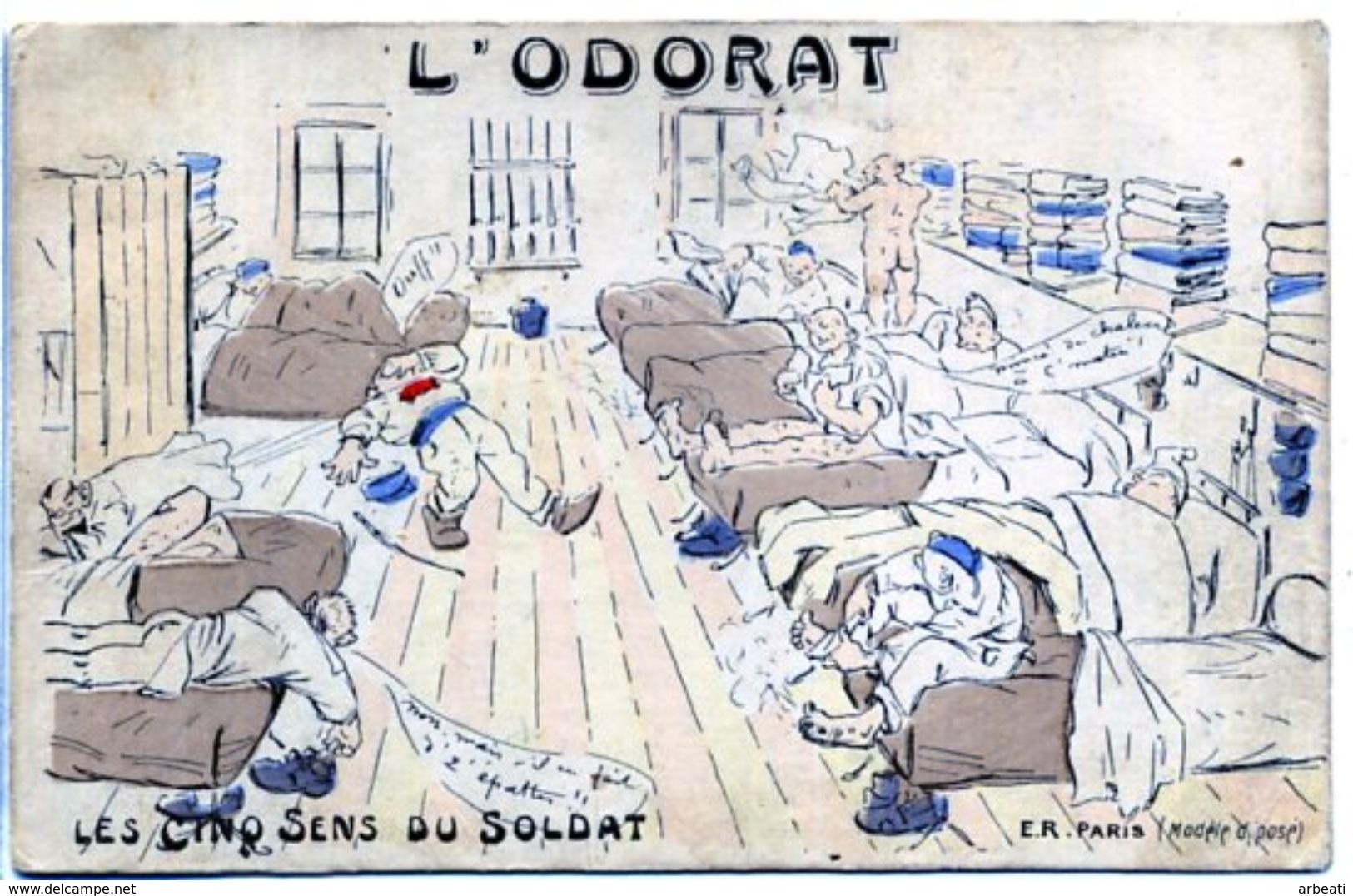 LES CINQ SENS DU SOLDAT - L'ODORAT - Humour