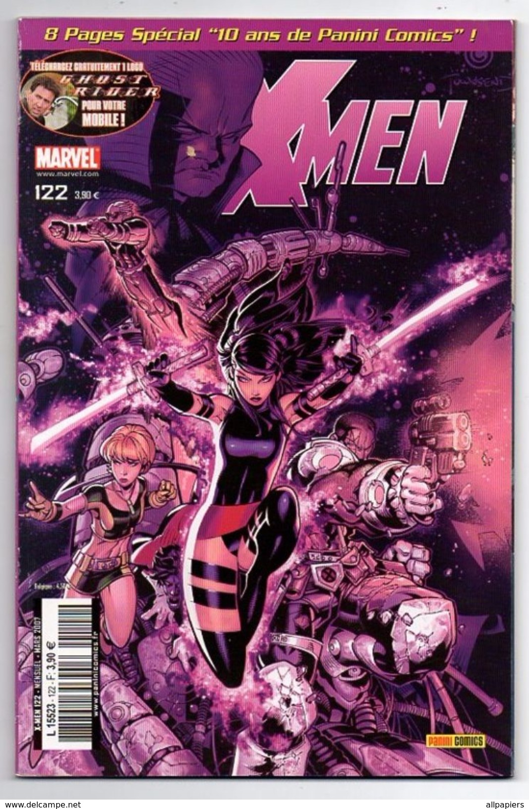 X-MEN N°122 Le Sang D'apocalypse Tome 4 De L'amour à La Mort - 8 Pages Spécial 10 Ans De Panini Comics 2007 - XMen