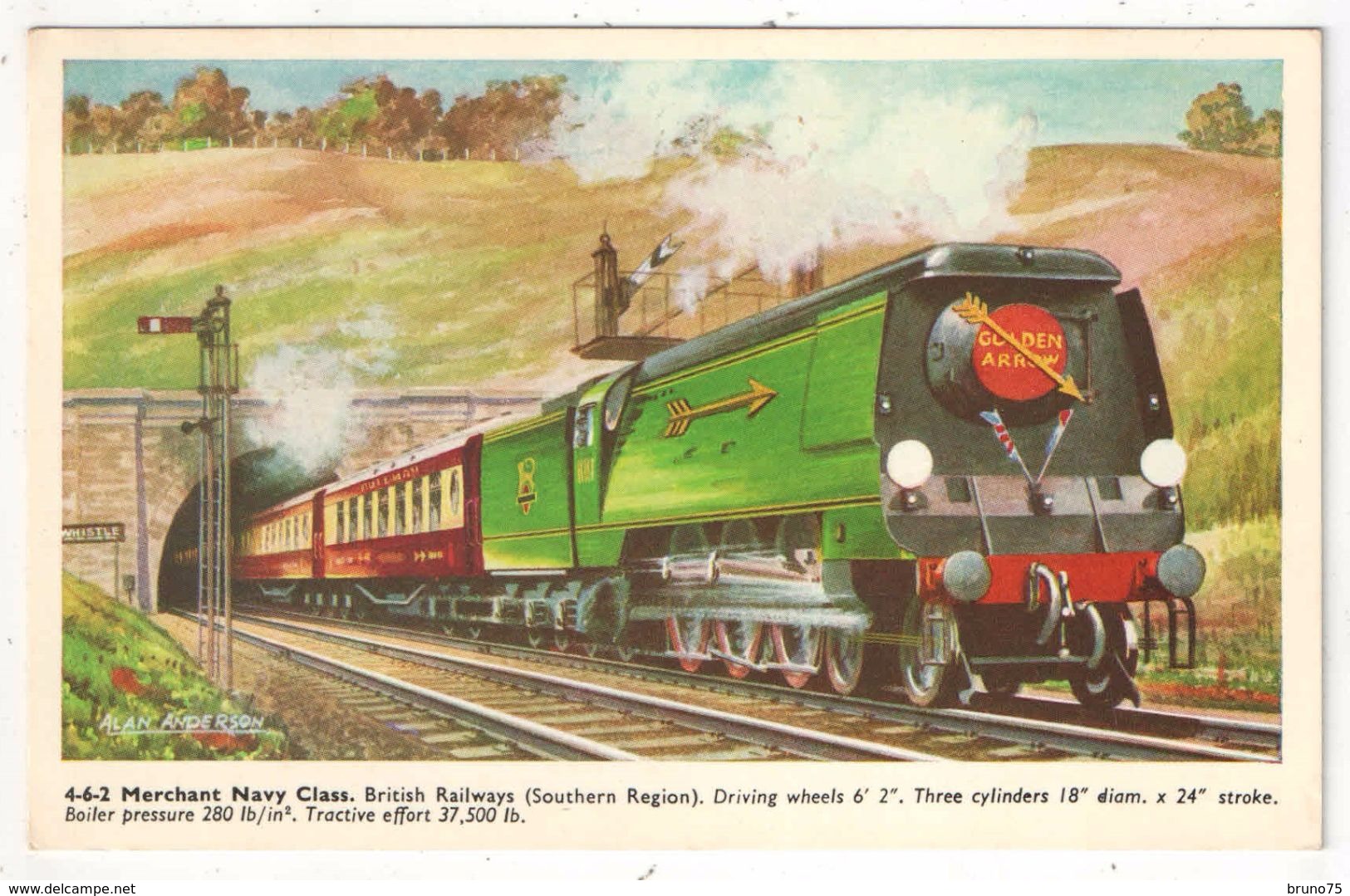 Golden Arrow - Merchant Navy Class, British Railways (Southern Region) - Eisenbahnen