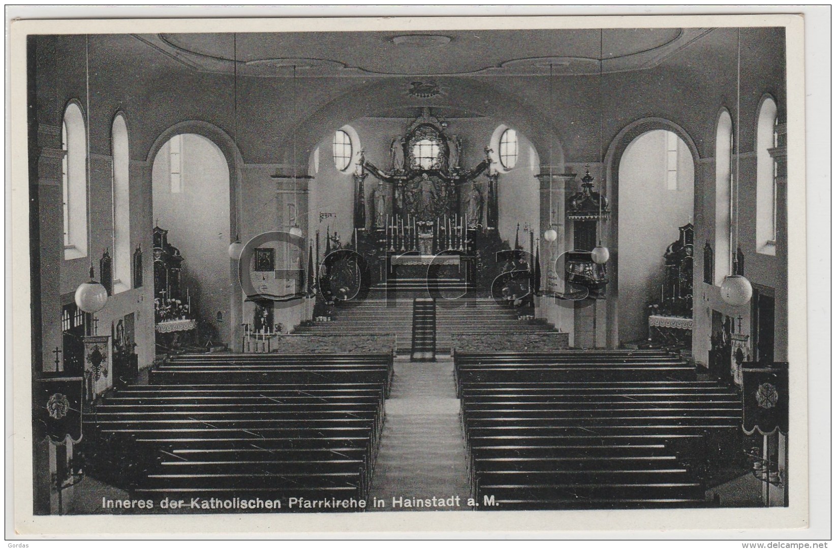 Germany - Hainstadt Am Main - Inneres Der Katolischen Pfarrkirche - Offenbach