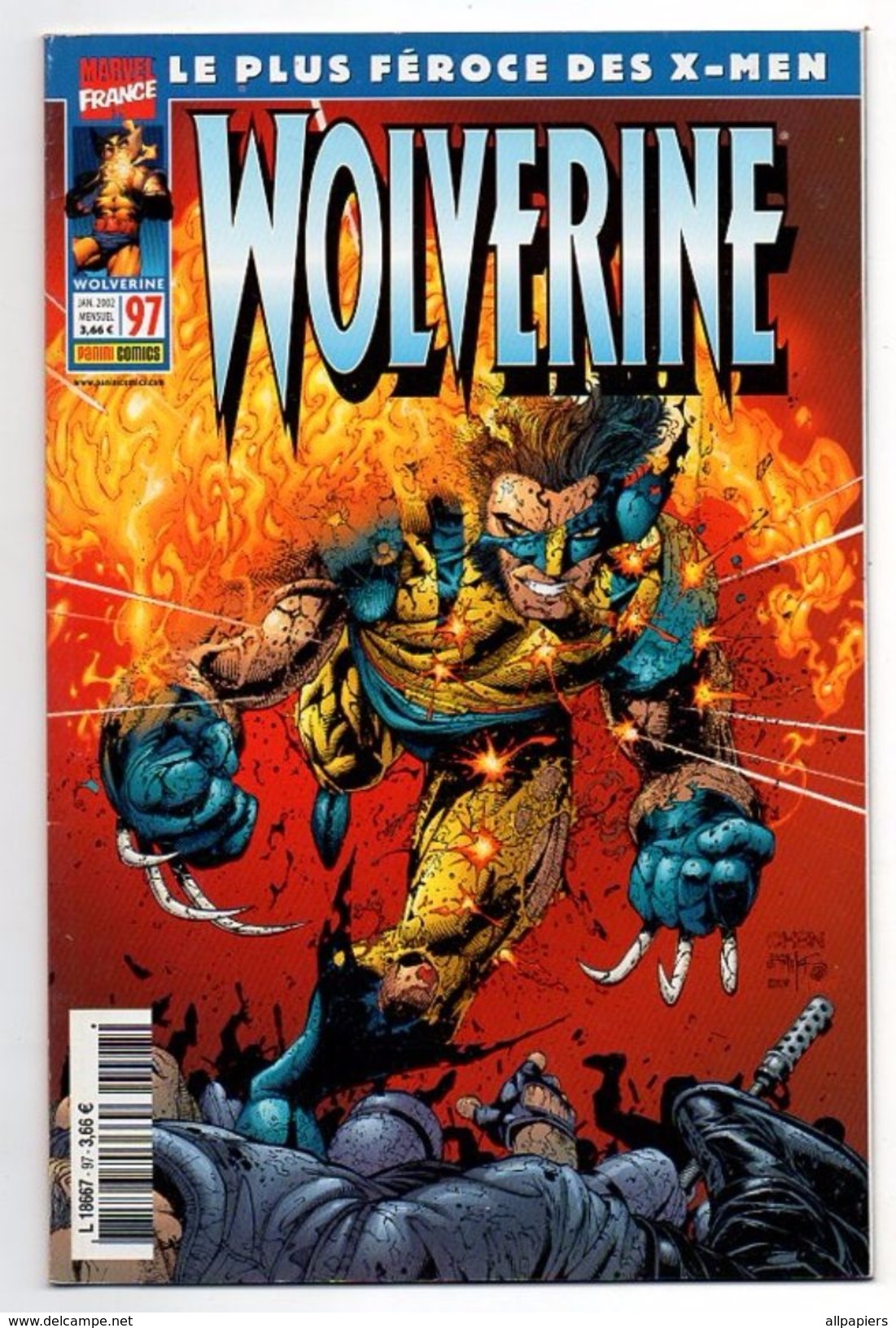 Wolverine N°97 Chasse à L'homme - Le Meilleur De 2002 - Volverine