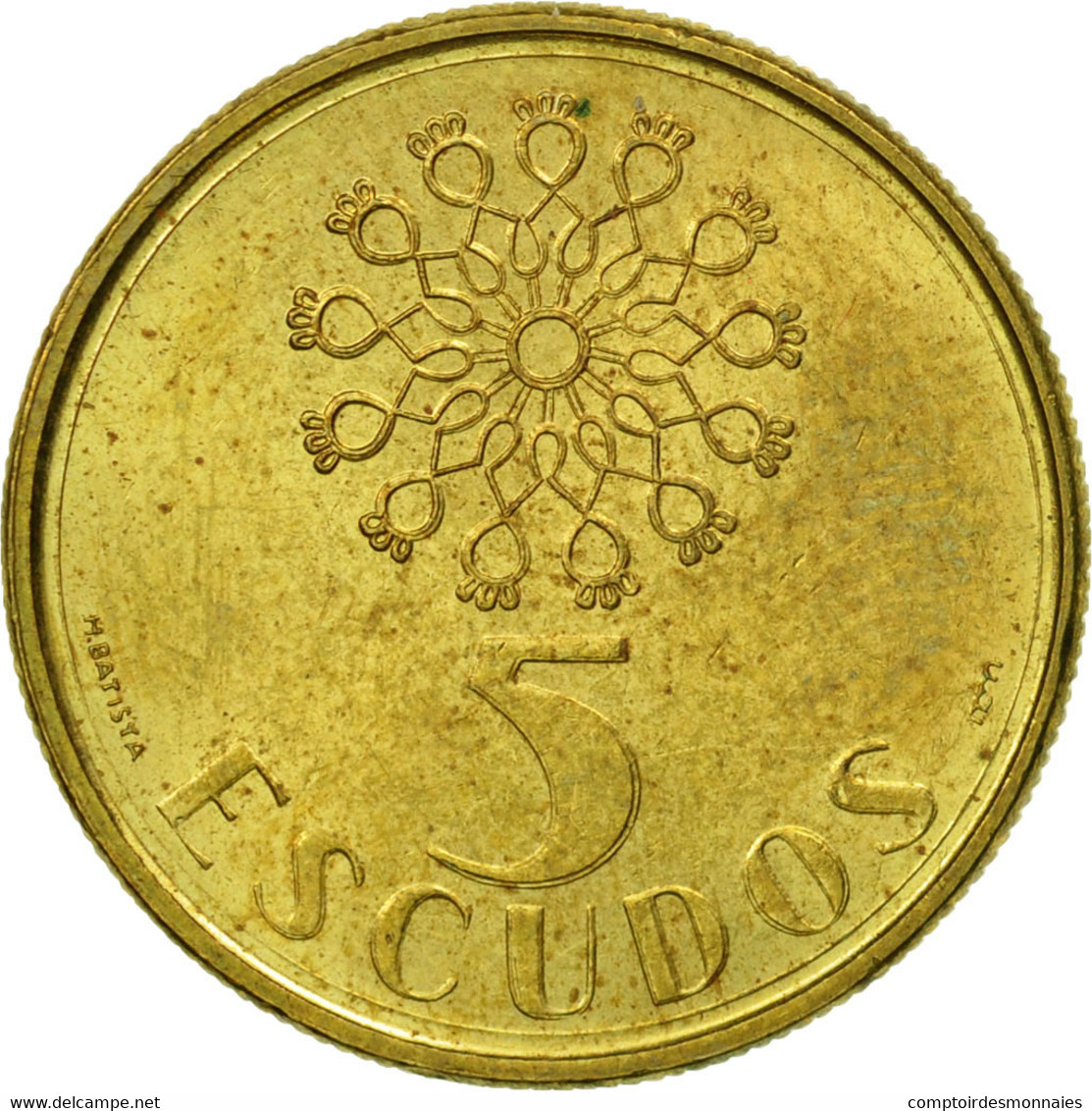 Monnaie, Portugal, 5 Escudos, 1991, SUP+, Nickel-brass, KM:632 - Portugal