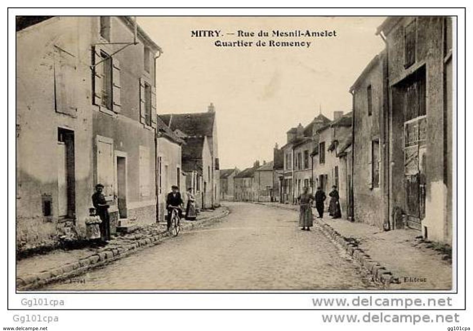 77 Mitry - Rue Mesnil-Amelot (belle Animation) - Mitry Mory