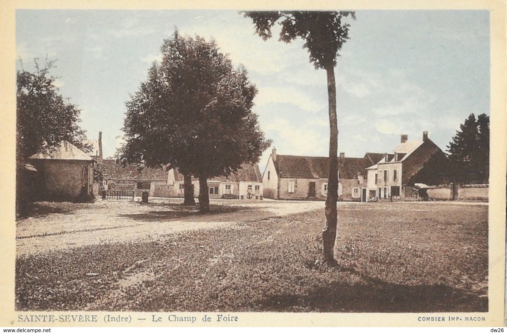 Ste Sainte Sevère (Indre) - Le Champ De Foire - Edition Combier - Carte CIM Colorisée, Non Circulée - Autres & Non Classés