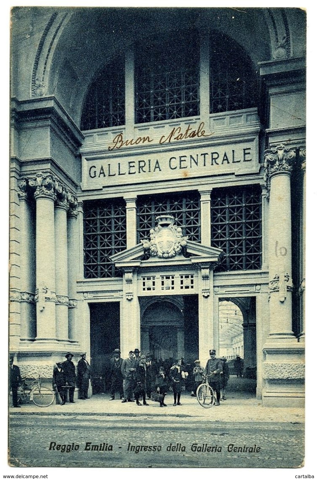 CPA Italie Emilia-Romagna Reggio Emilia Ingresso Della Galleria Centrale - Reggio Nell'Emilia