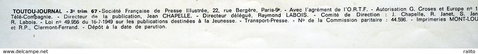 JOURNAL DE TOUTOU RTF ORTF 1967 N° Spécial 6bis - Autres & Non Classés