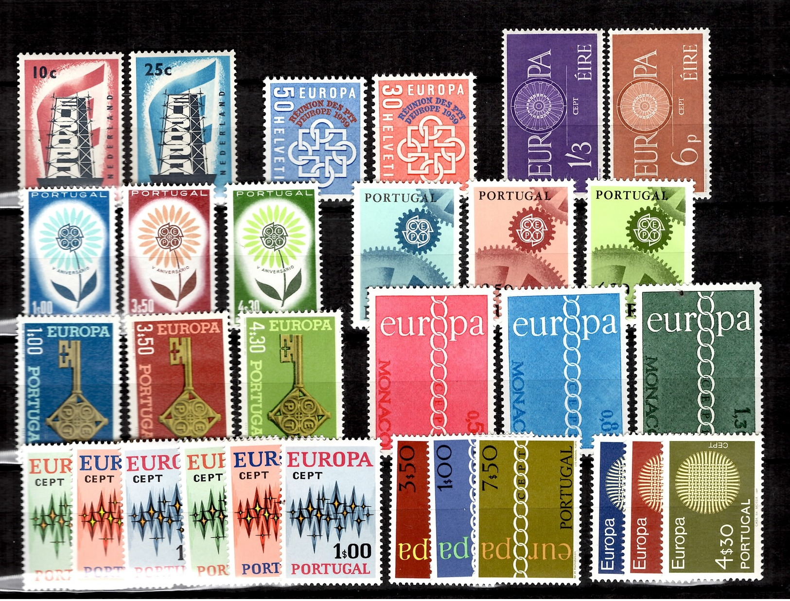 Europa Petite Collection De Bonnes Valeurs Neufs ** MNH 1956/1971. TB. A Saisir! - Collections