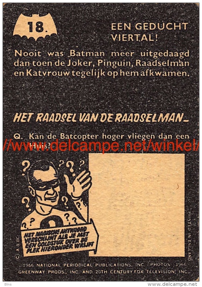 Batman 1966 Nr. 18 - Andere & Zonder Classificatie