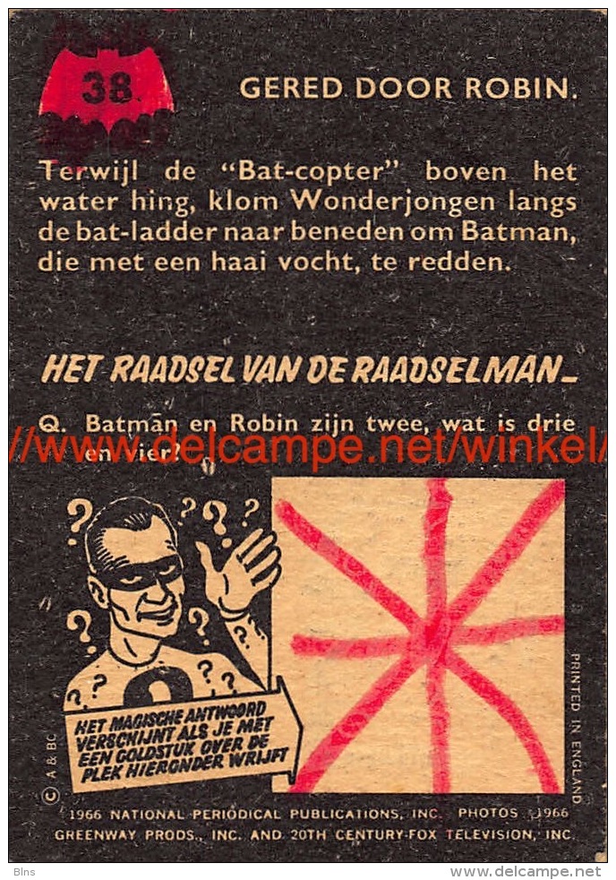 Batman 1966 Nr. 38 - Robin - Andere & Zonder Classificatie