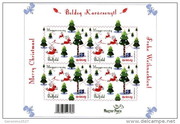 HUNGARY 2015 CULTURE Celebration CHRISTMAS - Fine Sheet (self-adhesive) MNH - Unused Stamps