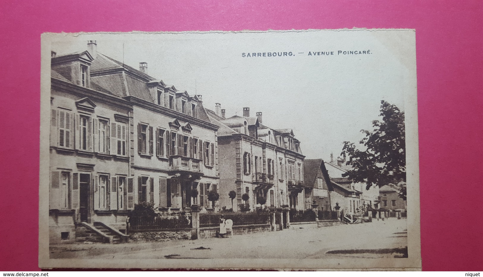 57 MOSELLE, SARREBOURG, Avenue Poincaré, Animée, 1924 - Sarrebourg