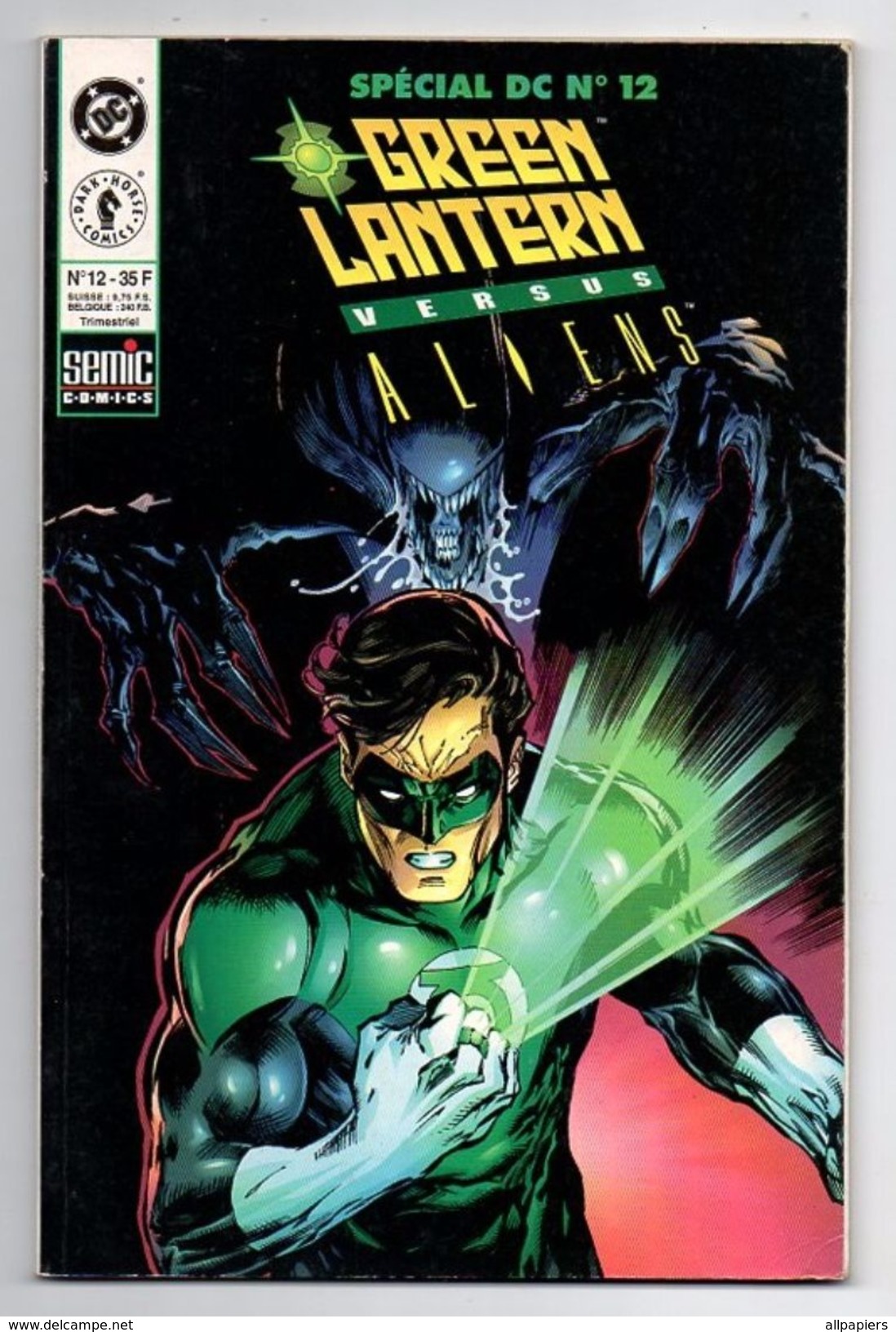 Green Lantern Versus Aliens Spécial DC N°12 De 2001 - Green Lantern