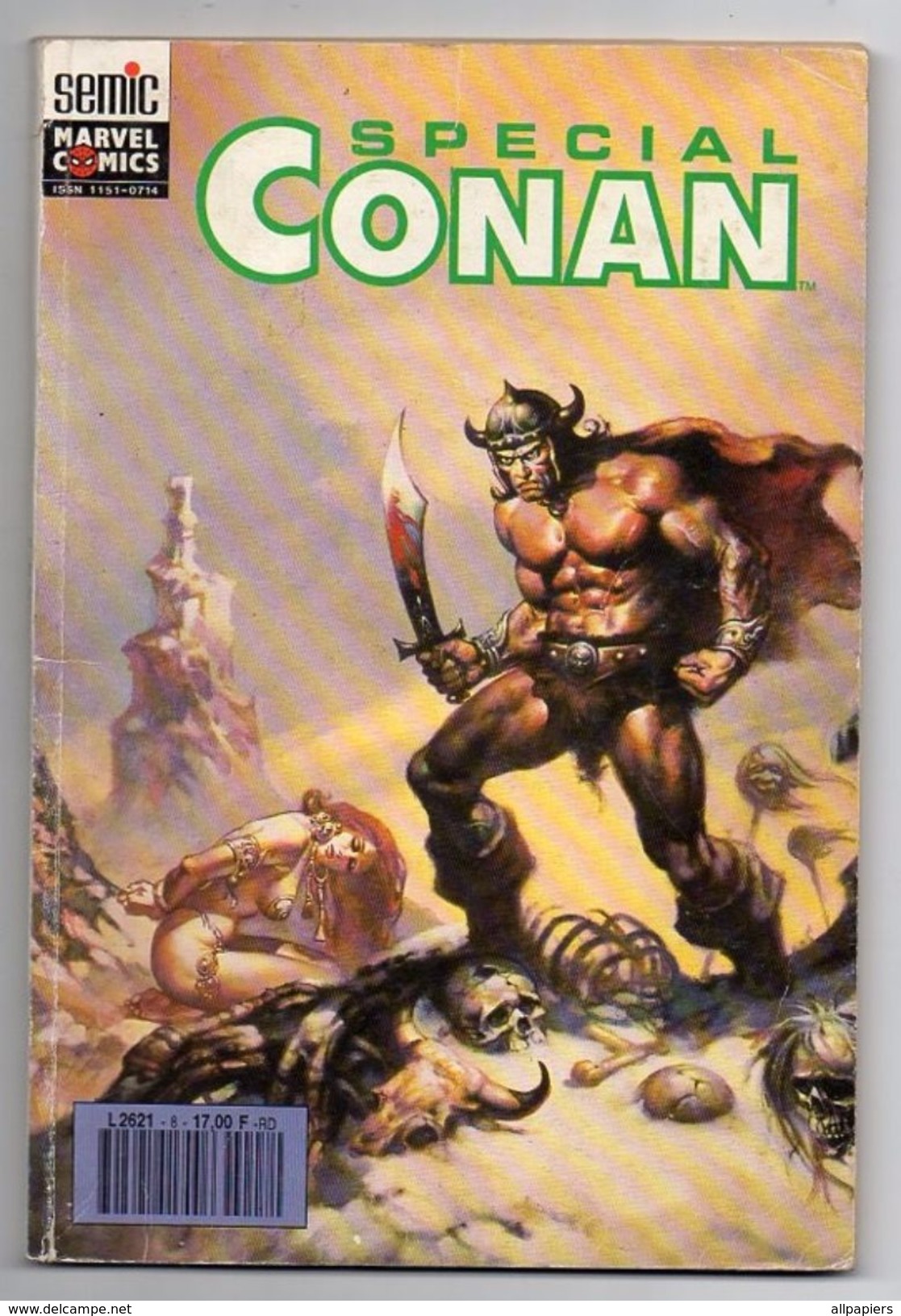 Spécial Conan N°8 L'ombre Mouvante - La Maison Du Dieu - L'horreur De La Tour Rouge De 1988 - Conan