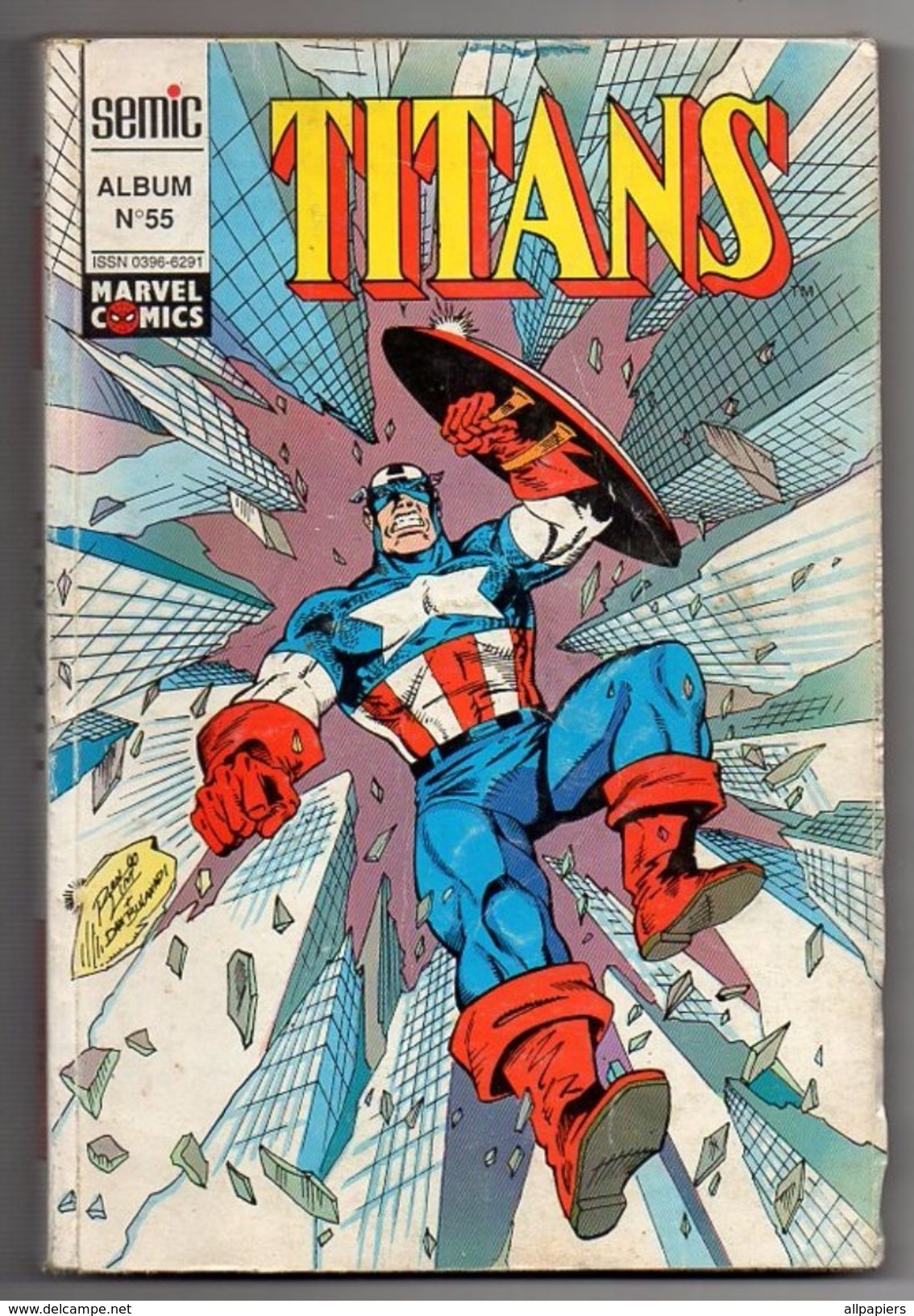 Album N°55 Titans Avec Les Numéros 163-164-165 De 1992 - Titans