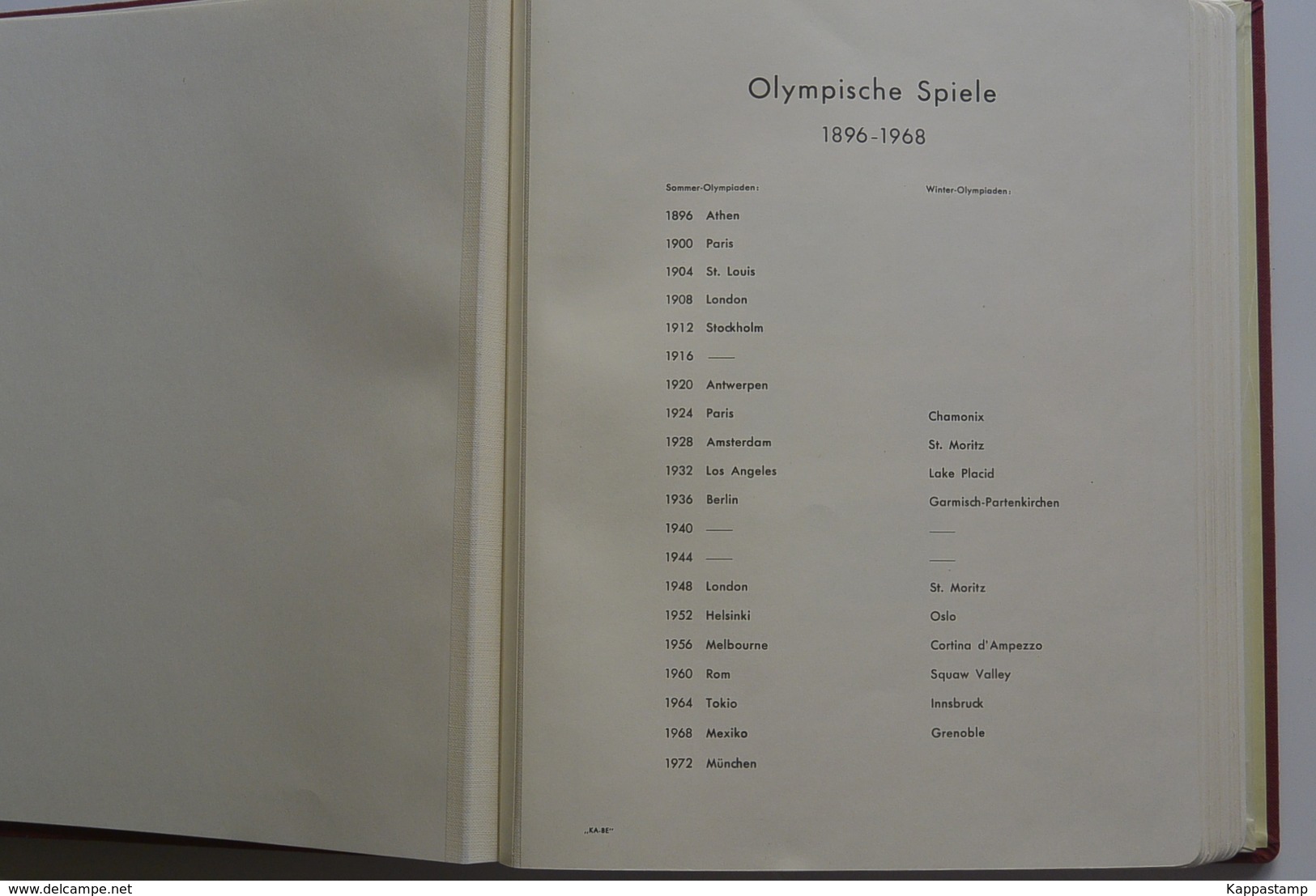 Giocchi Olimpici Raccolta In Album Stampato  1968 ** Vedi Scansione - Collezioni (in Album)