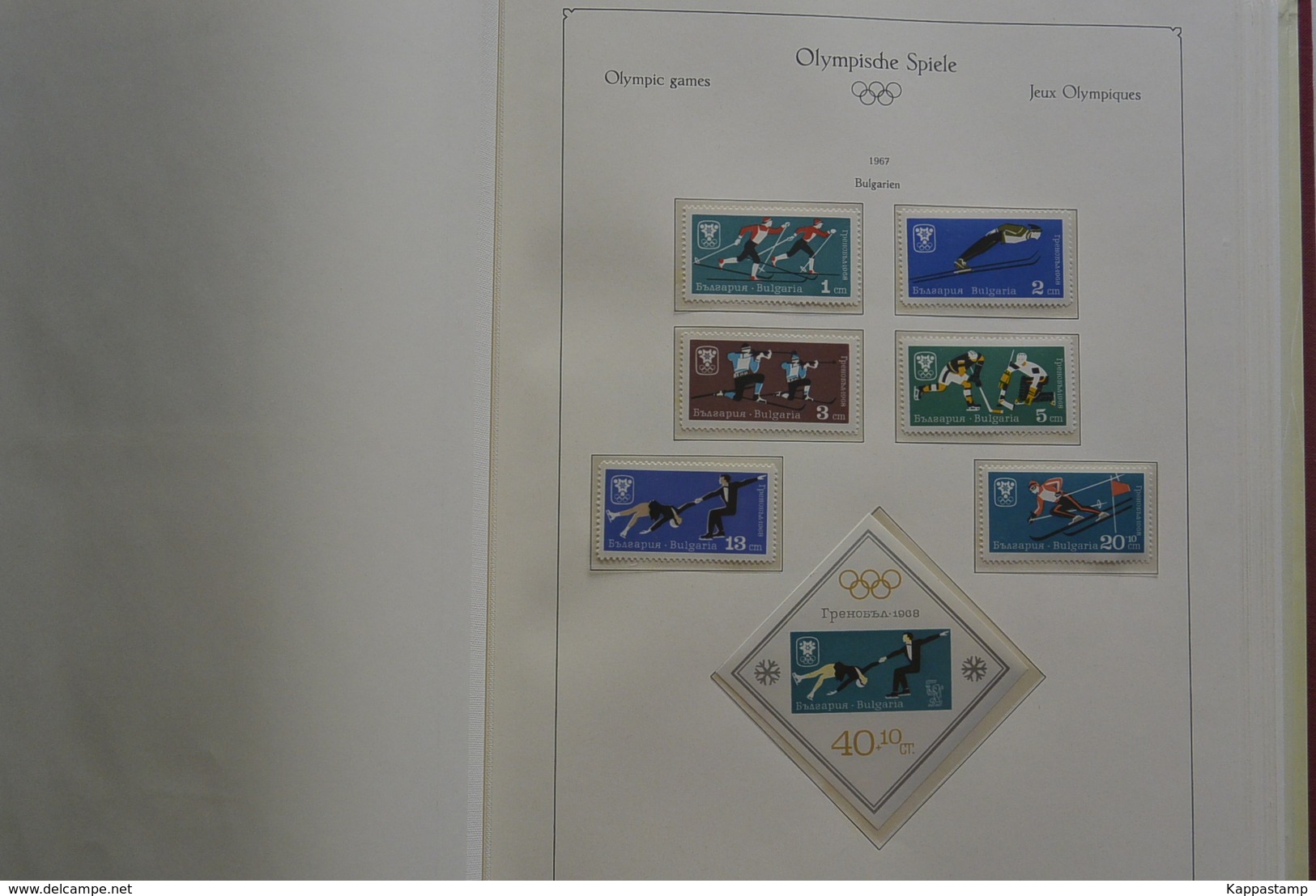 Giocchi Olimpici raccolta in Album Stampato  1968 ** Vedi scansione